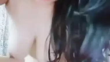 Young woman loves staying home alone cause she can perform sex show