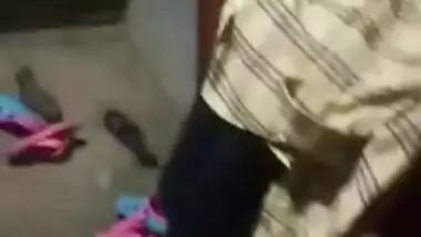 Mature Desi XXX couple takes their home sex video in the garage MMS