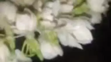 newly wed tamil wife janu with jasmine flowers in head sucking bf till he cums