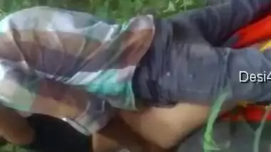 Outdoor hardcore village sex fun with innocent teen girlfriend