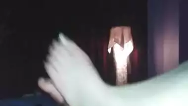 Indian Man Chinese Woman Footjob