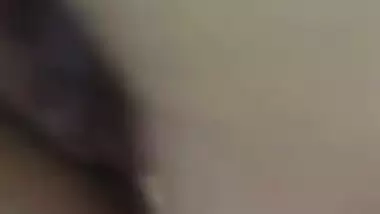 Brown haired cam girl boob pressing and pussy fingering