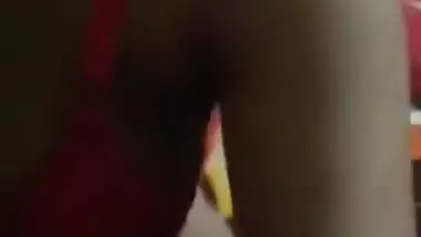 Cute sexy Bengali wife striptease show