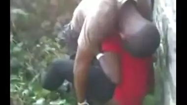 Ebony Teen Slut Gets Fucked In Nature