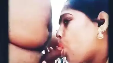 A working lady sucks manager’s dick in a Telugu sex video