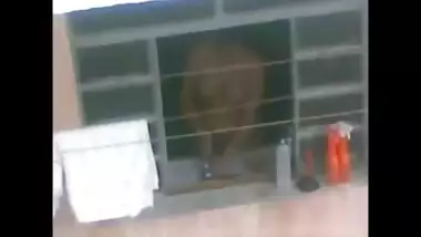 Naked Indian Aunty Cooking In Her Kitchen