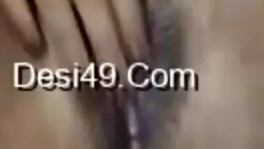 Desi housewife becomes excited and she plays with XXX orifice