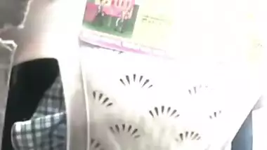 Computer Center Staff Pressing Boobs Of Hot Student