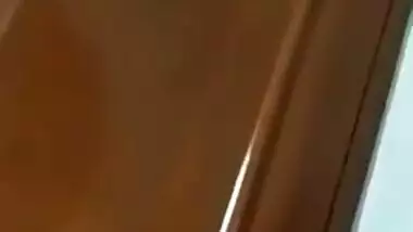 After coitus chubby Indian girl wants to cover XXX tits with black bra