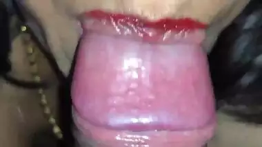 Indian Lady Closeup Penis Sucking