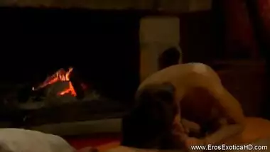 Brunette MILF Sucking Indian Cock